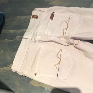 7 for all man kind jeans pink size 24